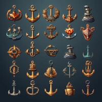 ocean anchor ship game photo