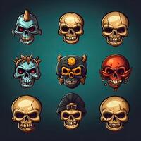 health skull death game photo