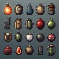 military grenade weapon game photo