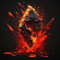 motion lava splash vfx game photo