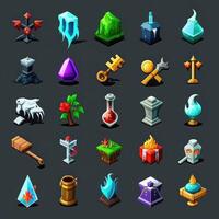 ui rpg 2d game icons photo