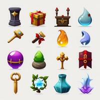 effect rpg 2d game icons photo