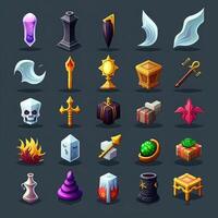 gui rpg 2d game icons photo
