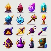 interface rpg 2d game icons photo