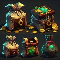 chest game treasure bag photo