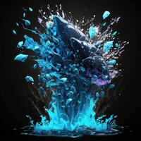 frame water splash vfx game photo