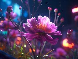 Spring Flower Natural Background Illustration photo