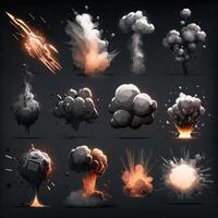 effect smoke explosion game photo