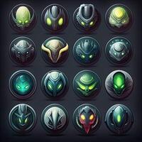 icon alien space avatar photo