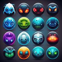 design alien space avatar photo