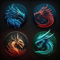 symbol dragon character avatar photo