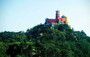 Pena Palace in Sintra, Portugal photo