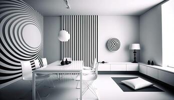 white minimal modern interior photo