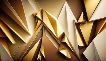 gold triangle background photo