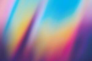 Soft gradient background with Smooth Blurred holographic iridescent colors photo