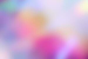 Soft gradient background with Smooth Blurred holographic pink violet colors photo