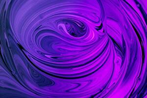 Purple and magenta waves on fusion of colors. Fluid Art. Abstract marble background or texture photo