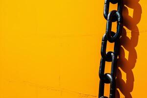 decimonoveno independencia día. cadena es un símbolo de liberación desde esclavitud. generativo ai ilustración foto