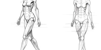 . . Human body anatomt sketch. Can be used for sudy medicine decoration. Graphic Art photo