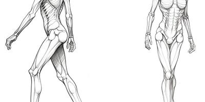 . . Human body anatomt sketch. Can be used for sudy medicine decoration. Graphic Art photo