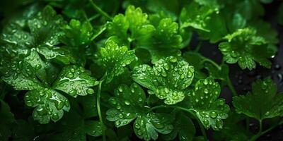 . . Green eco organic health cilantri salad herbals. Decoration health lifestyle vibe. Graphic Art photo