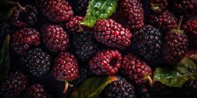 . . Macro shot photo of close up berry blackberries. Graphic design background. Graphic Art