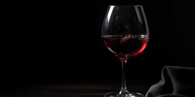 . . Close macro photo mock up of glass wine red. Romantic luxury vibe. Graphic Art