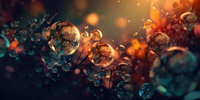 . . Macro realistic shot of bookeh pattern background. Can be used for photo promotion or graphic design inspiration. Graphic Art