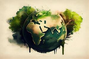 World is restarting the concept of earth day. photo