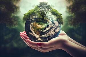 Environment Day concept. photo