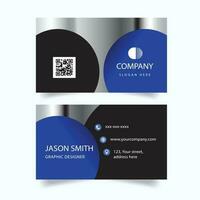 Shiny Business Card Template vector