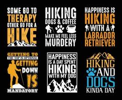 Hiking T shirt Design Bundle, Quotes about Hiking, Hiking T shirt, Hiking, Camping, Adventure, outdoor typography T shirt design Collection vector