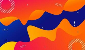 Gradient waves abstract background vector