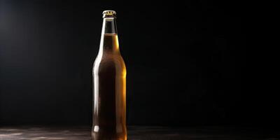 ai generativo. ai generado. macro Disparo foto de cerveza burlarse de arriba escena antecedentes. lata ser usado para márketing o gráfico diseño. gráfico Arte