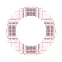 Geometric Doted Circle Border Template vector