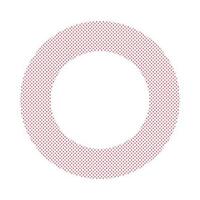 Geometric Doted Circle Border Template vector