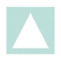 Geometric Doted Rectangle Triangle Frame Border vector