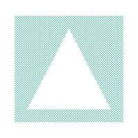 Geometric Doted Rectangle Triangle Frame Border vector