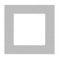 Geometric Doted Rectangle Geometric Frame vector