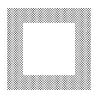 Geometric Doted Rectangle Geometric Frame vector