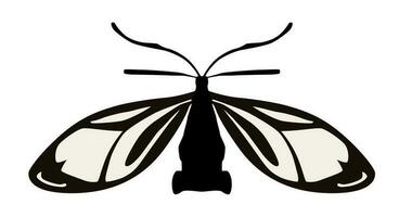 mariposa sencillo icono. vector ilustración