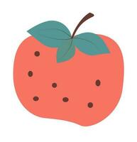 Simple doodle fruits. Vector Illustration EPS10