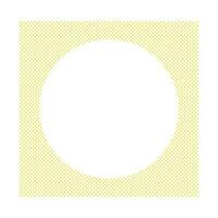 Geometric Doted Rectangle Circle Border Template vector