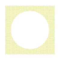 Geometric Doted Rectangle Circle Border Template vector