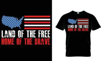 4th of july usa independence day t shirt design vector