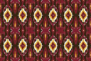 africano ikat damasco cachemir bordado antecedentes. geométrico étnico oriental modelo tradicional. ikat azteca estilo resumen vector ilustración. diseño para impresión textura,tela,sari,sari,alfombra.