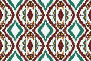 African Motif Ikat paisley embroidery background. geometric ethnic oriental pattern traditional. Ikat Aztec style abstract vector illustration. design for print texture,fabric,saree,sari,carpet.