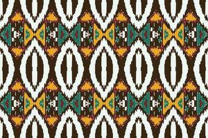 African Motif Ikat paisley embroidery background. geometric ethnic oriental pattern traditional. Ikat Aztec style abstract vector illustration. design for print texture,fabric,saree,sari,carpet.