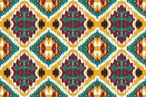 africano ikat floral cachemir bordado antecedentes. geométrico étnico oriental modelo tradicional. ikat flor estilo resumen vector ilustración. diseño para impresión textura,tela,sari,sari,alfombra.