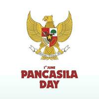 pancasila día vector